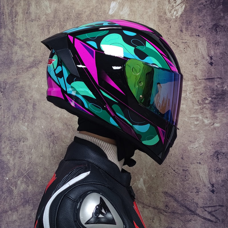 Personnalisé Street Car Racing Femmes quatre saisons Casque complet