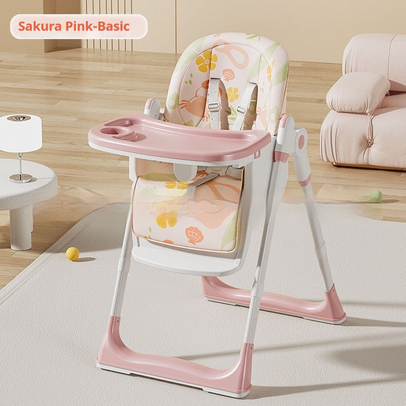 Bébé Manger Multifonctionnel Table à manger et chaise pour enfants pliables Portable