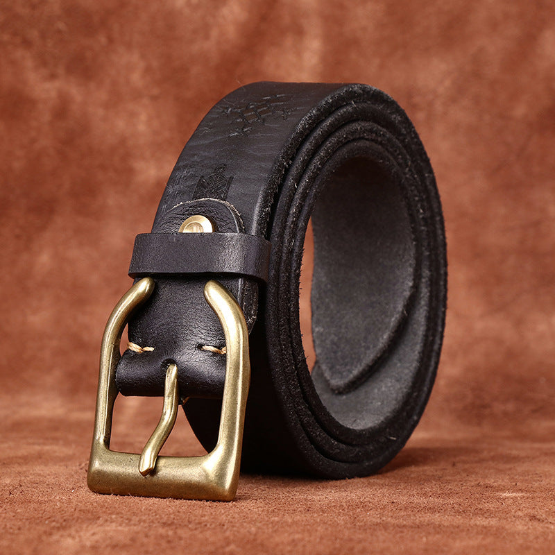 Retro Personality Trend Ceinture de Jeans sculptée