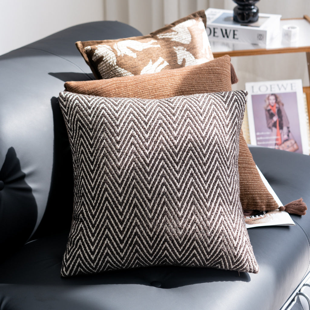 Salle de séjour Canapé Lancer Oreiller Lombaire Couvre oreiller Dos Coussin Siège Pad