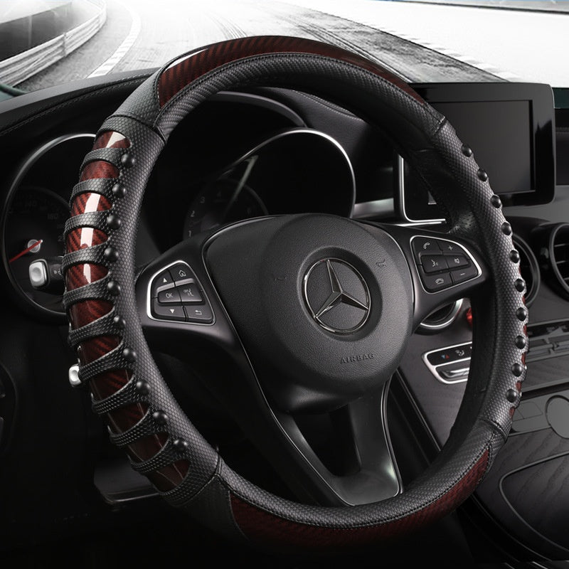 Leather Silicone Four Season Accessoires de voiture Couverture de volant