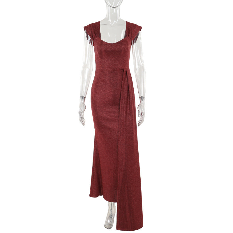 Robe longue de Veste mince et mince