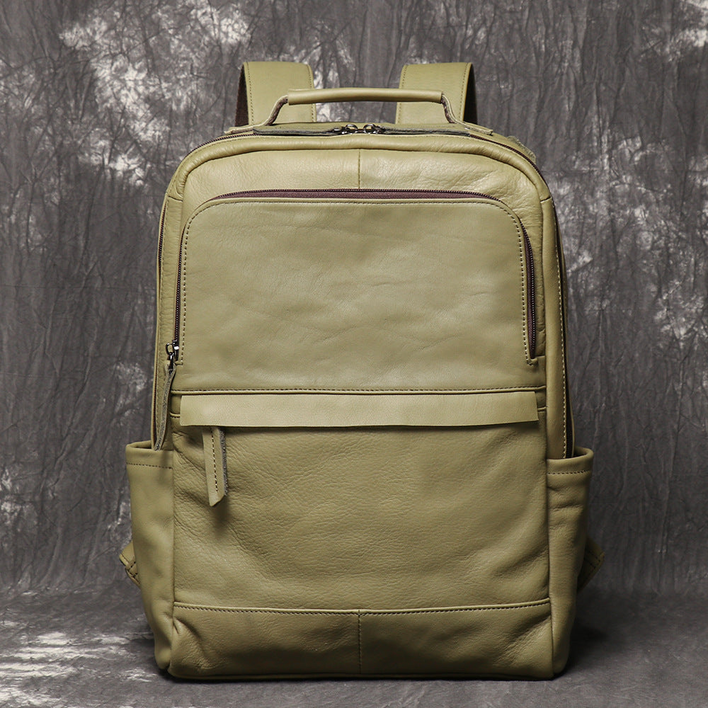 Sac à dos en cuir pour hommes de style rétro