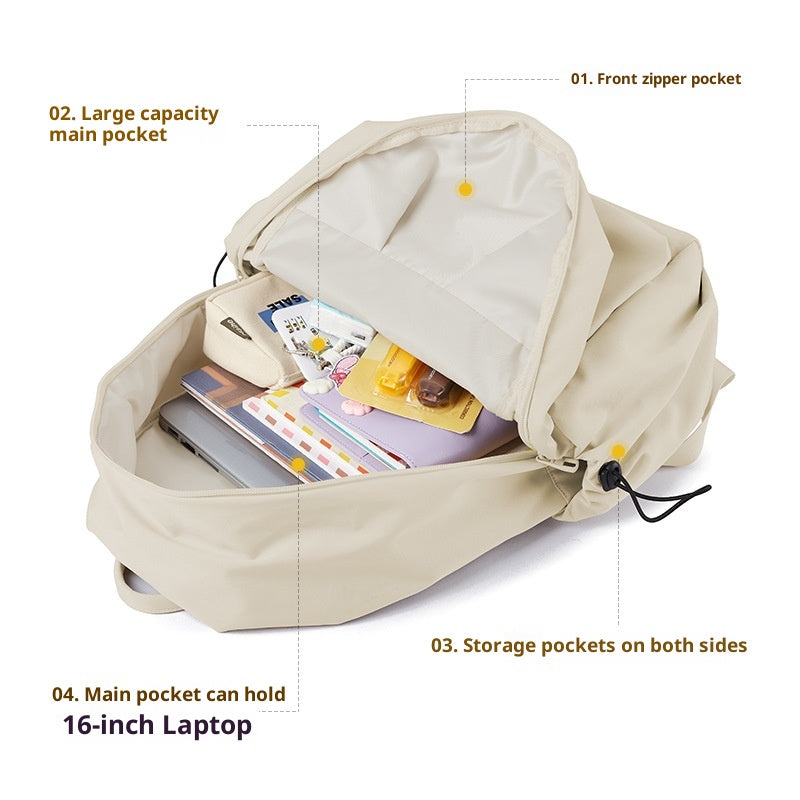 Mori Lightweight Backpack for Middle and High School Students
