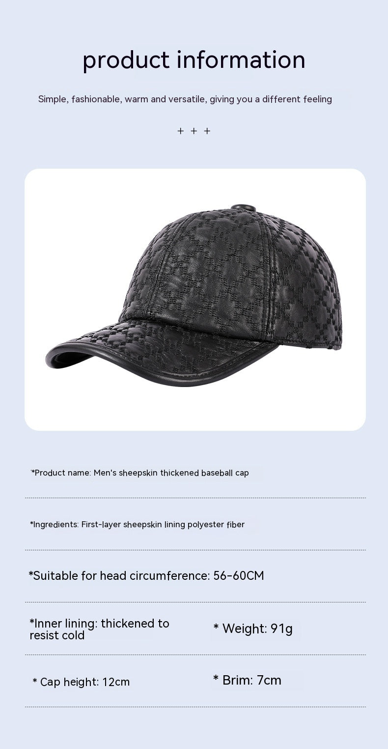 Plein grain de moutons Style coréen Petit chapeau Plaid Hommes