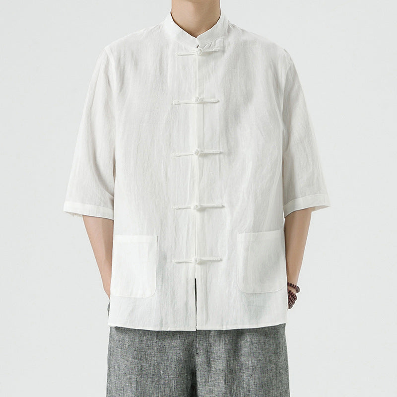 Chemise style chinois retro Tang style chinois