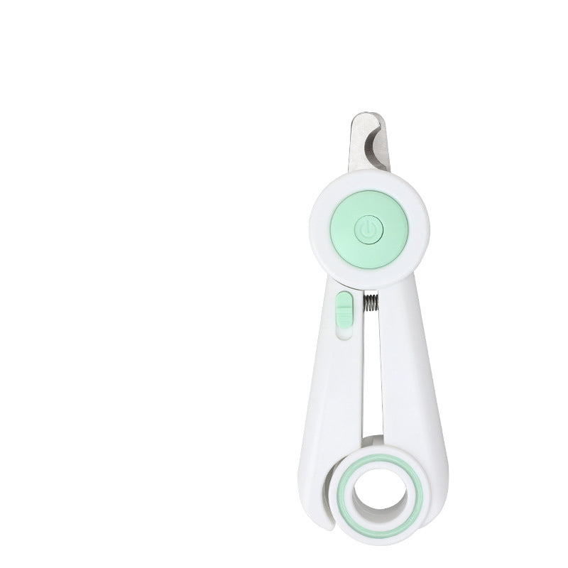 Clippers à ongles de chien Clippers à ongles Clippers à ongles de chat Bâtir la lumière LED Position anti-sang Na