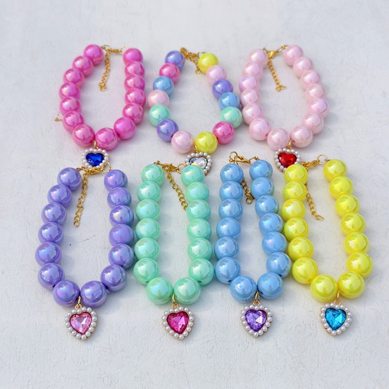 Chaîne sophisticée et adorable de collier de perles