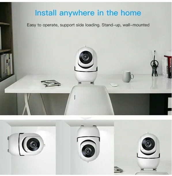 1080P WiFi Wireless Indoor Home Caméra de sécurité Night Vision Baby Pet Monitor