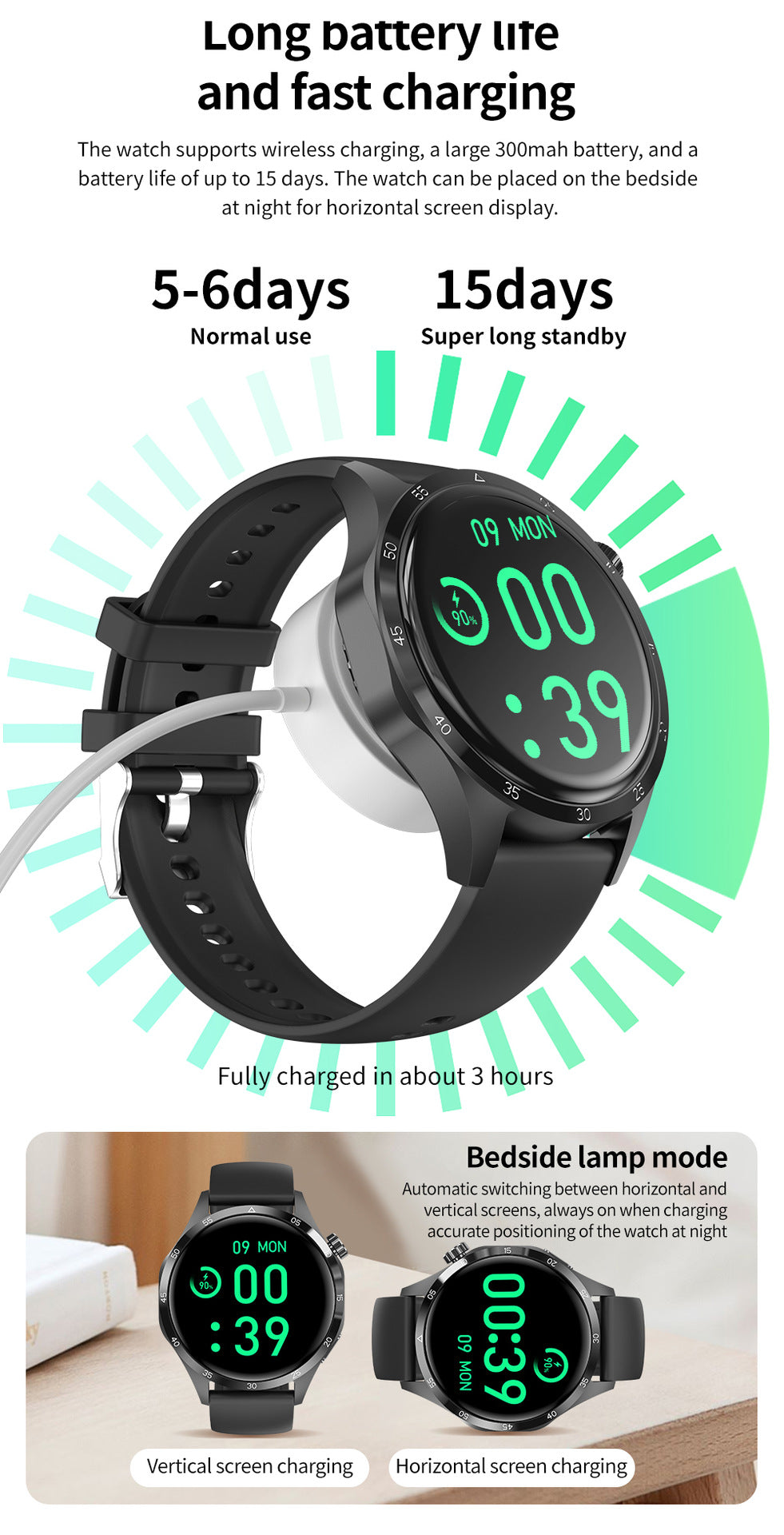 Sport Smart Watch Bluetooth appel étanche