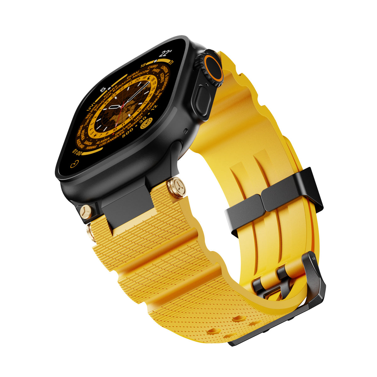 Sport silicone watch strap