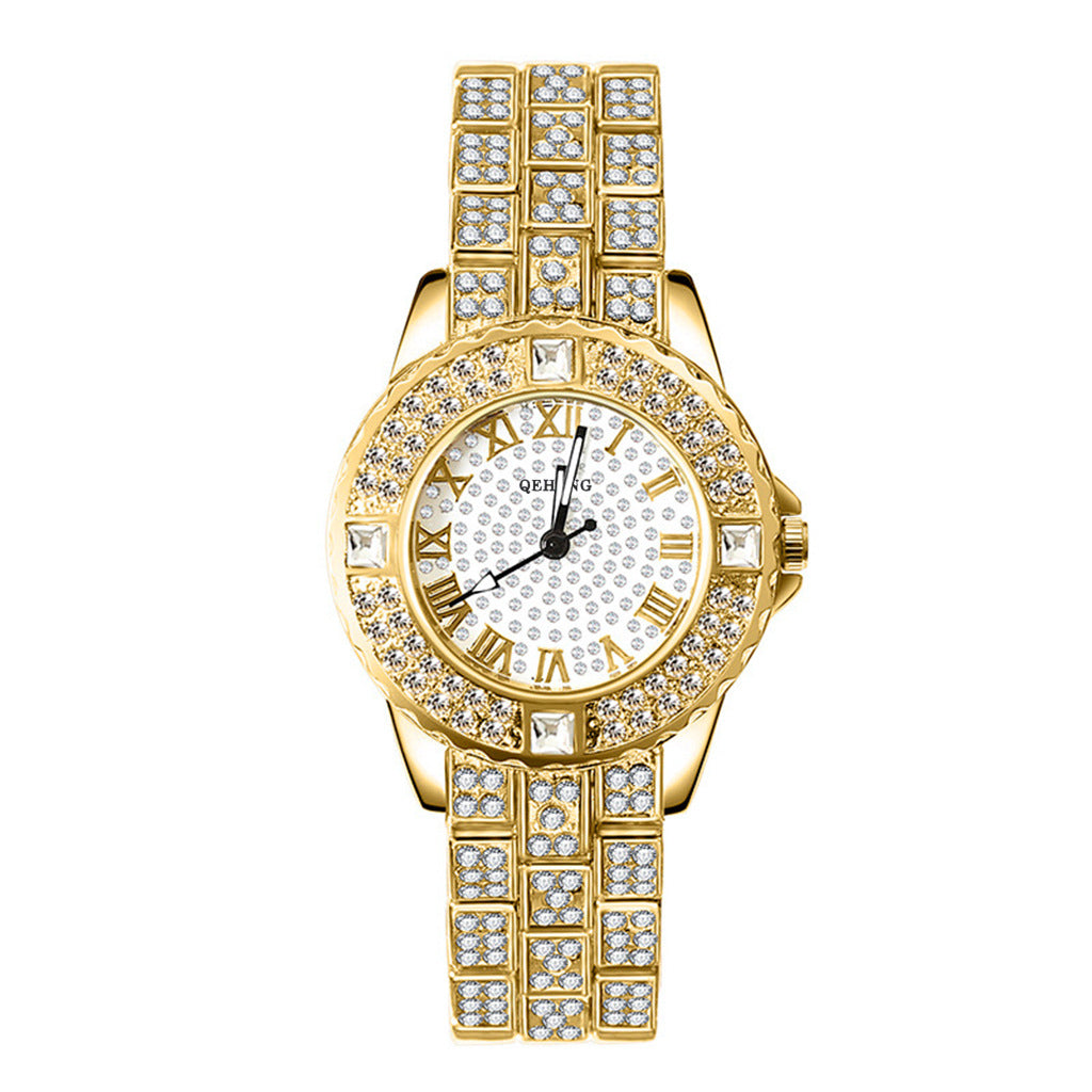 Robe de femme Bracelet Mode Exquise avec Diamond Montre anglaise