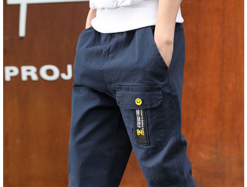 Pantalons occasionnels pour garçons Printemps et corps de décoration d'automne