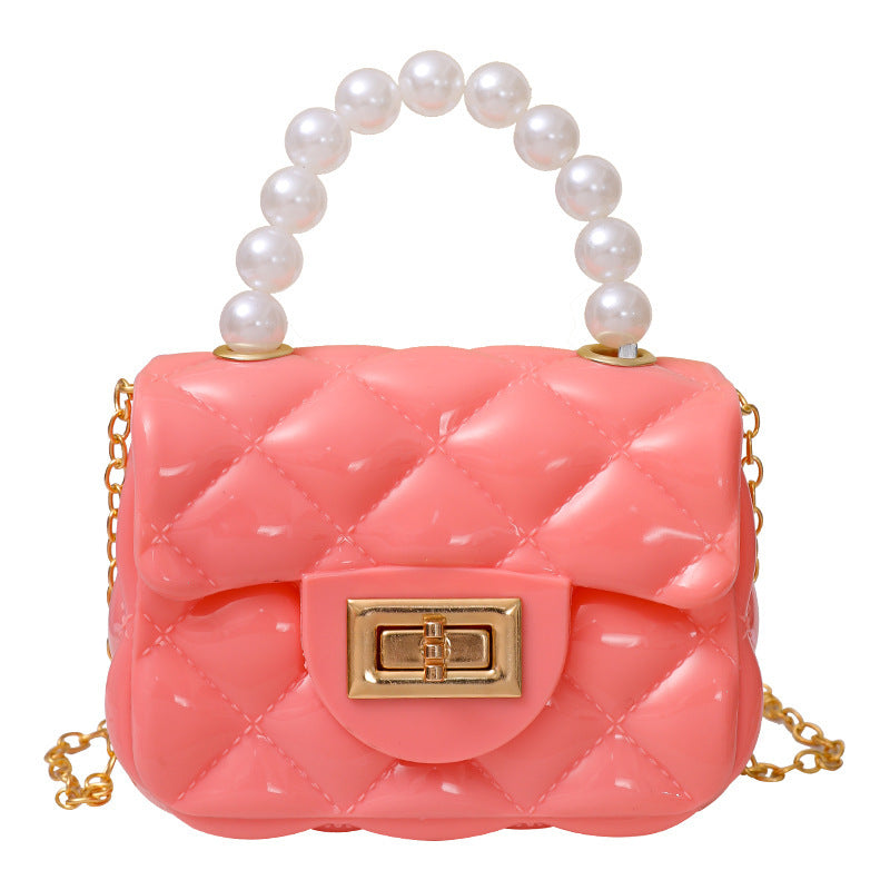 Sac candy à main Solid Color Strap à épaule unique