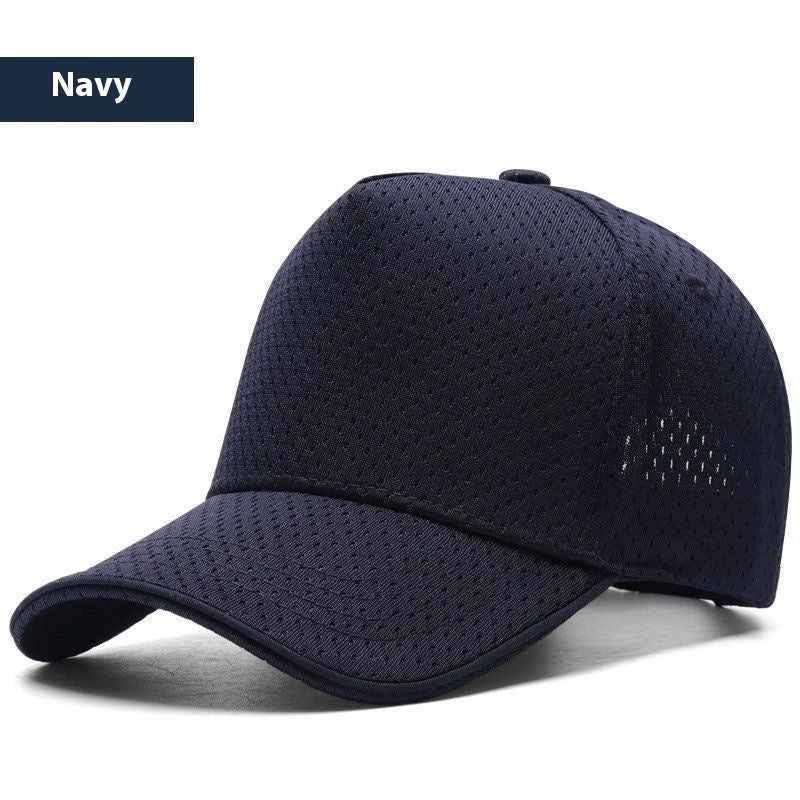 Casquette de baseball haute couronne respirante en mesh