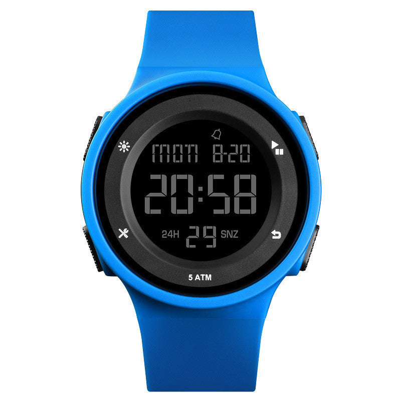Sports de plein air bracelet en silicone montre électronique