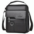 Men's Lychee-Grain Business Commuter Shoulder Bag