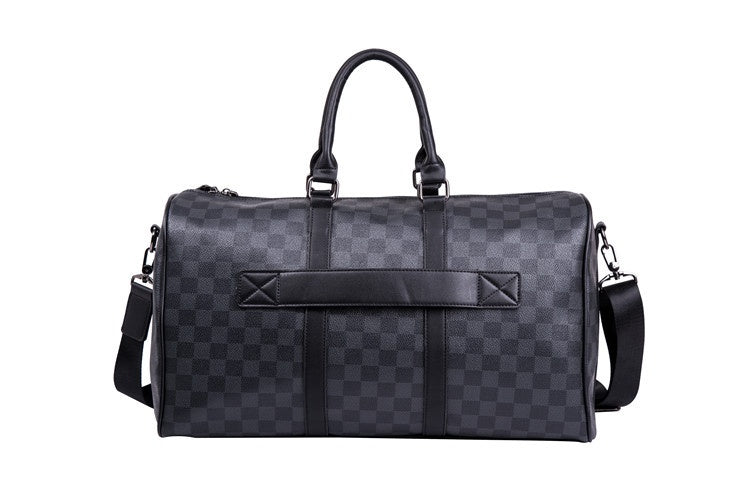 Grande capacité de courte distance Crossbody Bag Coréen Plaid Travel Sac à main