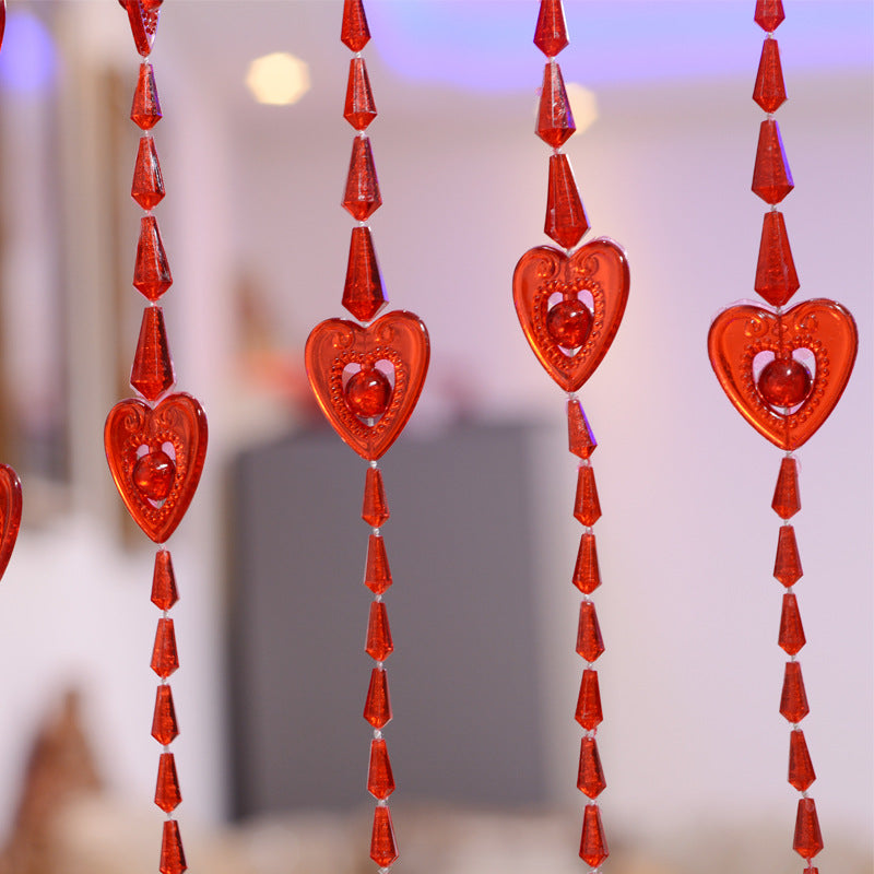Décoration de chaîne de porte en plastique acrylique
