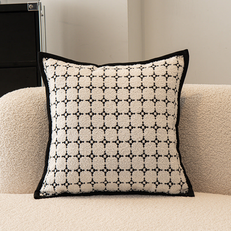 Oreiller à jet polyvalent simple avec une touche de luxe léger