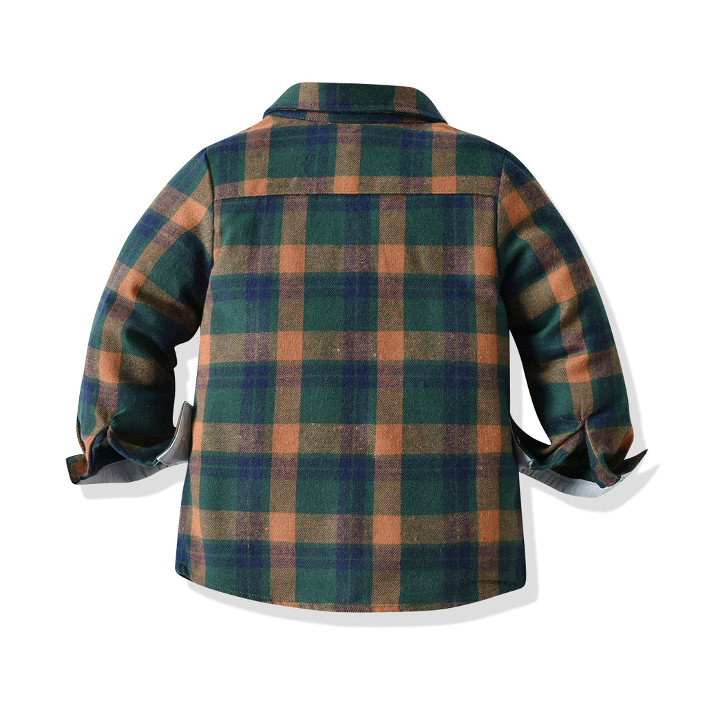 Chemise à manches longues pour garçons
