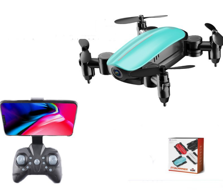 Teeggi T10 Mini Drone avec caméra pliable WiFi FPV RC Quadcopter Mode sans tête Altitude H
