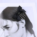 Personnalité Bow Crâne Ghost Main Griffe épingle à cheveux Headdress Retro Duckbill