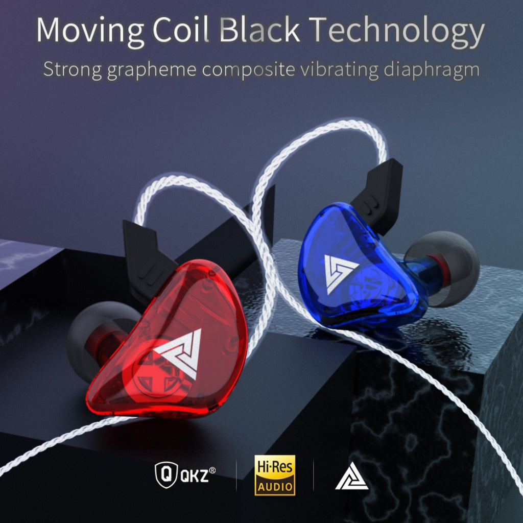 Casques de musique de téléphone à base lourde transparent