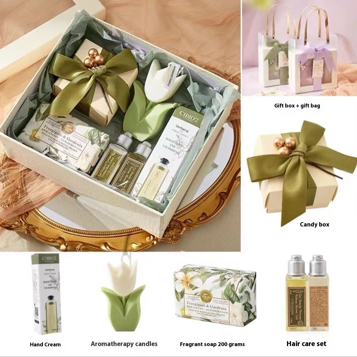 Ensemble de Sens Aromathérapie Boîte Cadeau Filles Cadeaux Anniversaire Cadeaux Mariage Engagement