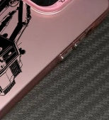 Excavateur IPhone16Pro téléphone cas laser