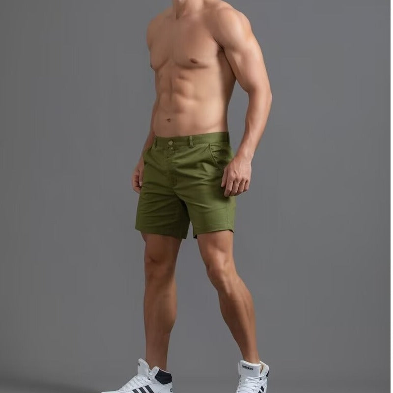 Hommes Robe Short Slim-fit Accentuate Muscles