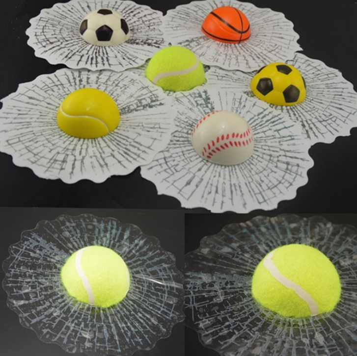 3D stéréo football basketball tennis baseball tennis fou voiture verre véhicule automobile Supplie