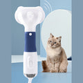 Sèche-cheveux pour animaux de compagnie avec brosse slicker faible bruit 600W 3 température réglable 3 en 1