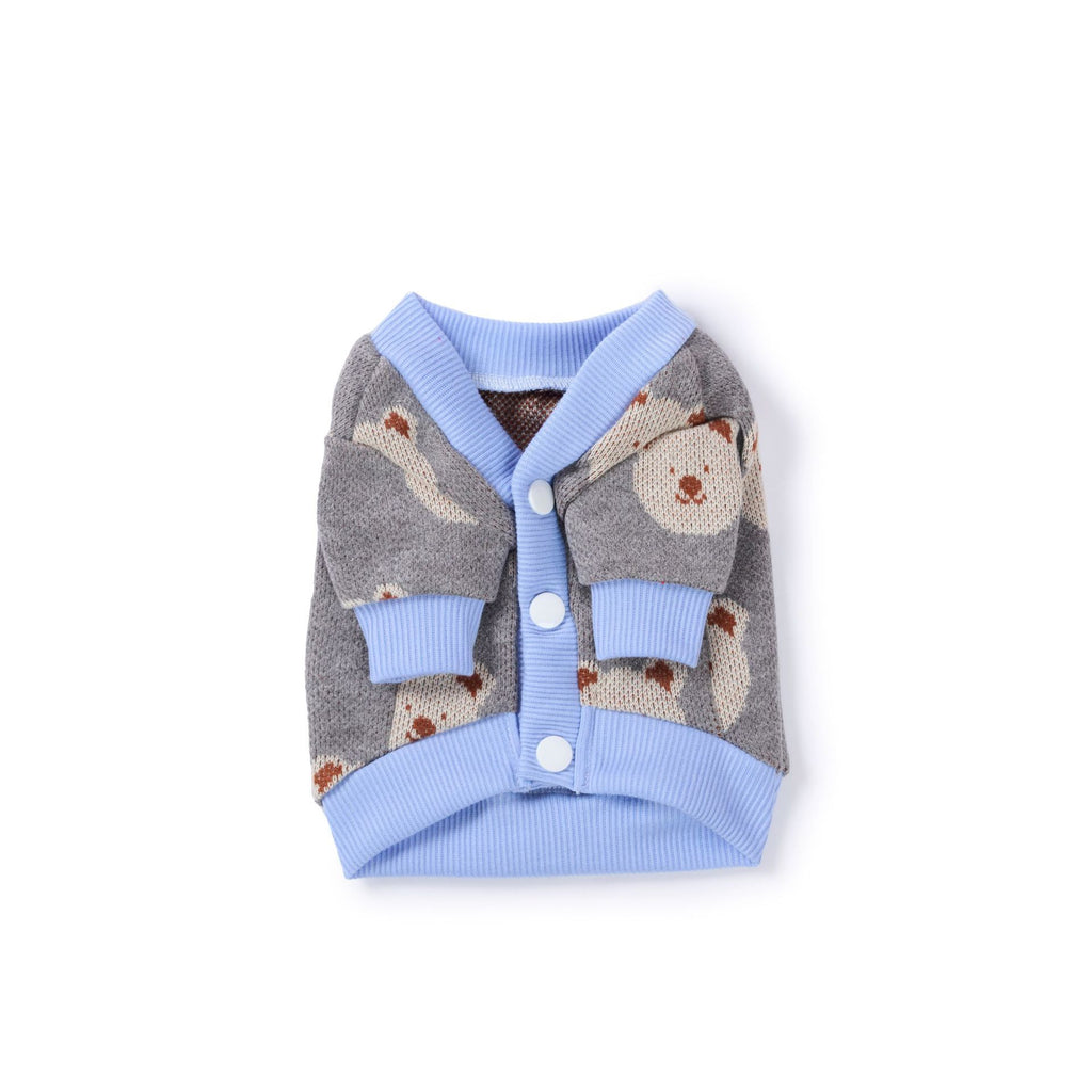 Chandail de style occasionnel avec un petit imprimé ours