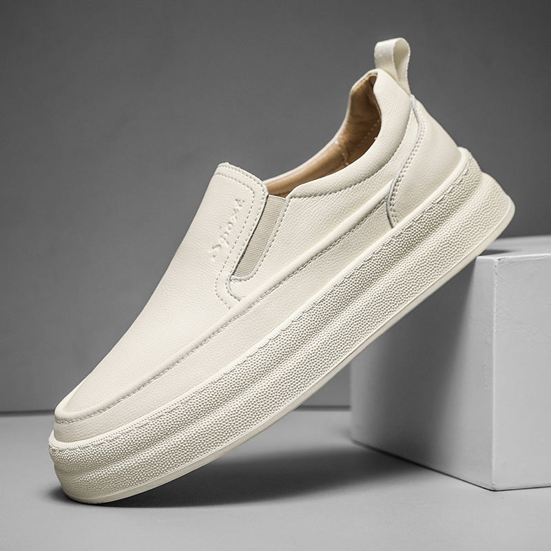 Chaussures en cuir pour hommes Plateforme de mode Chaussures de conduite décontractées