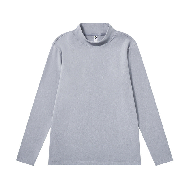 Autumn and Winter Pullover Stand Collar Boys Undershirt