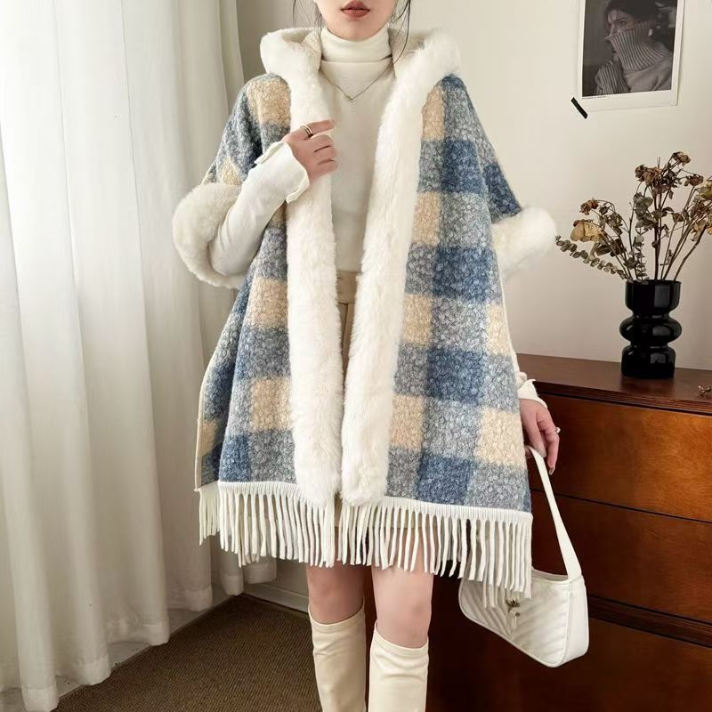 Cloque à capuche d'hiver Châle doublée de polaire et extra-épais dernier style