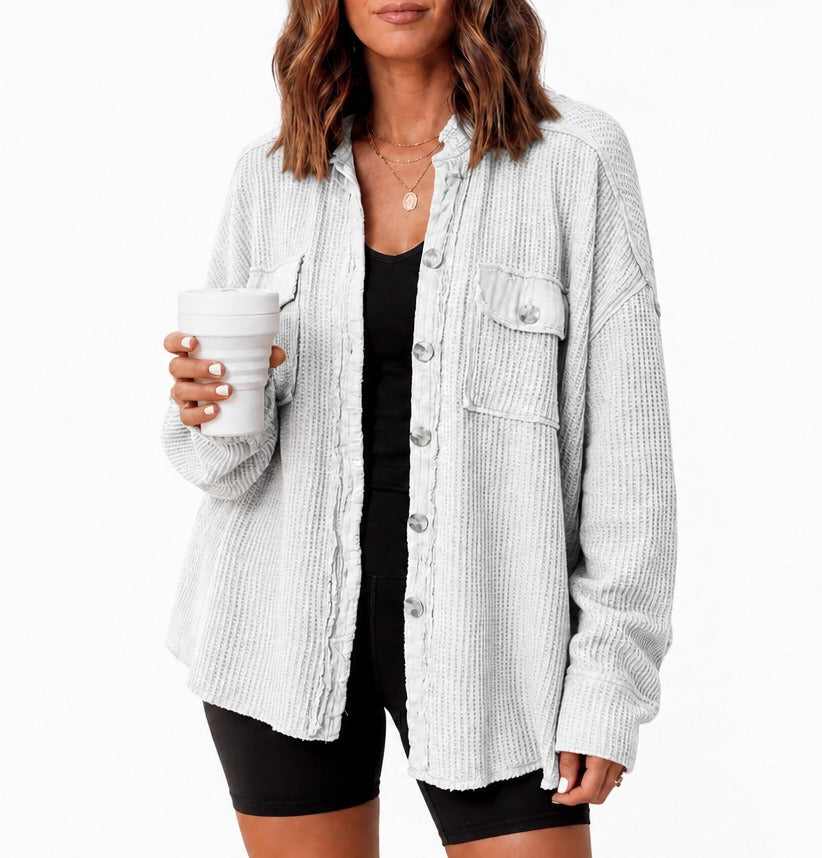 Veste de cardigan pour femmes à manches longues à l'automne