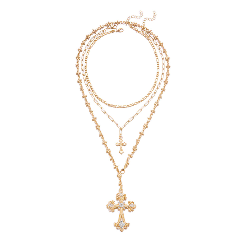 Collier de perles pour les yeux de style maillard