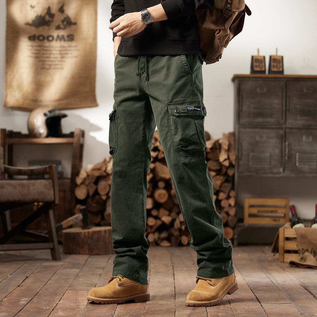 Pantalons à l'air libre et à l'air libre multi-poches pour hommes