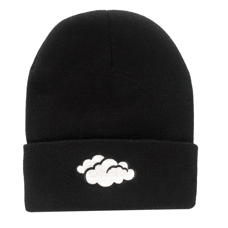 Mode Fashionmonger Hip Hop Woolen Cap Créatif temps Broderie Chapeau tricoté