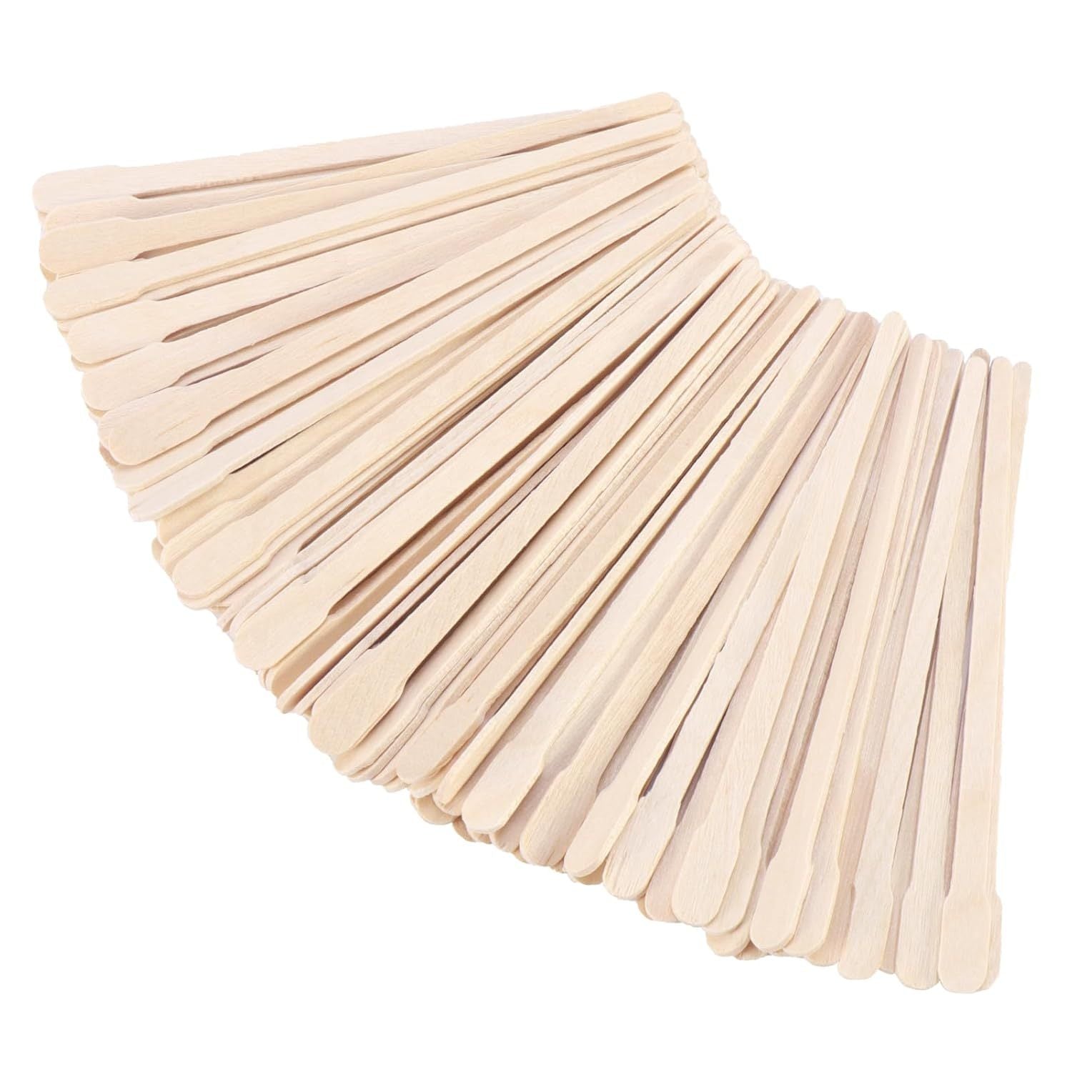 Ensemble de 600 spatules en bois - Bâtons en bois pratiques pour diverses utilisations dans les arts et l'artisanat