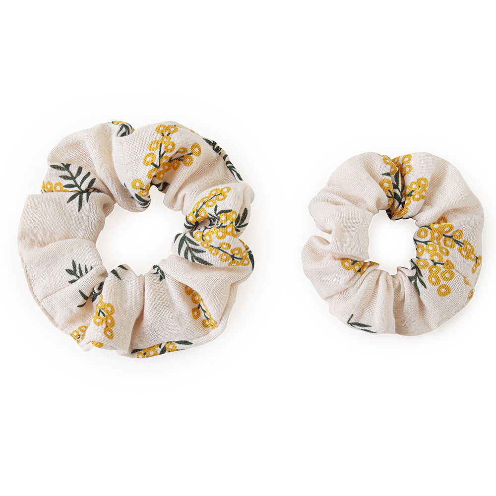 Anneau de cheveux parent enfant Ensemble de fleur de tête combiné