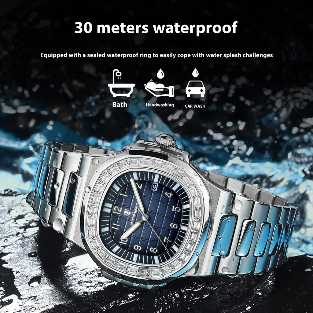 Montres homme de luxe imperméable à l'eau
