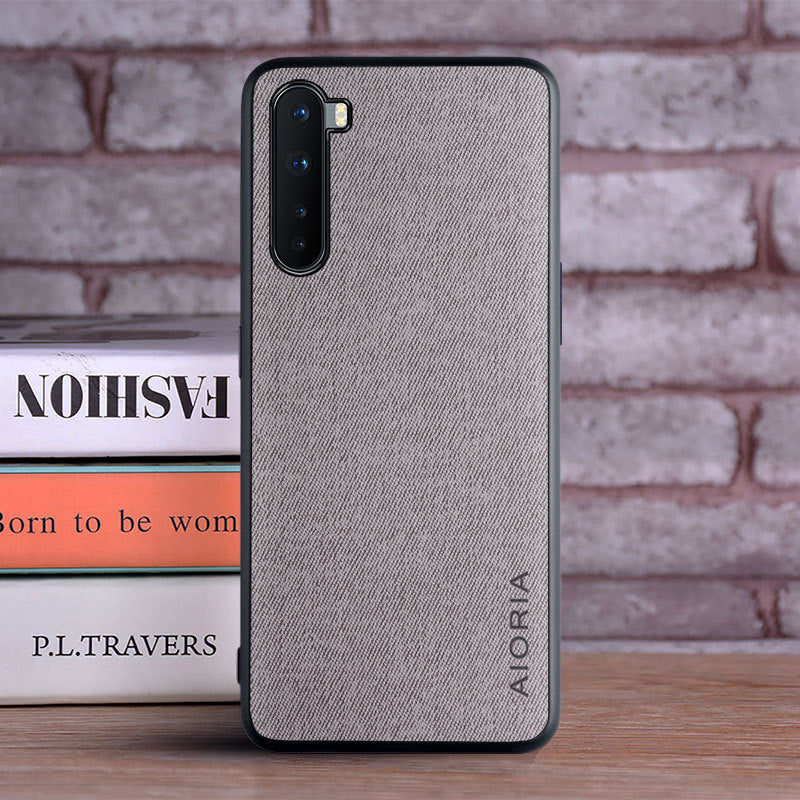 Simple genuine fabric phone case