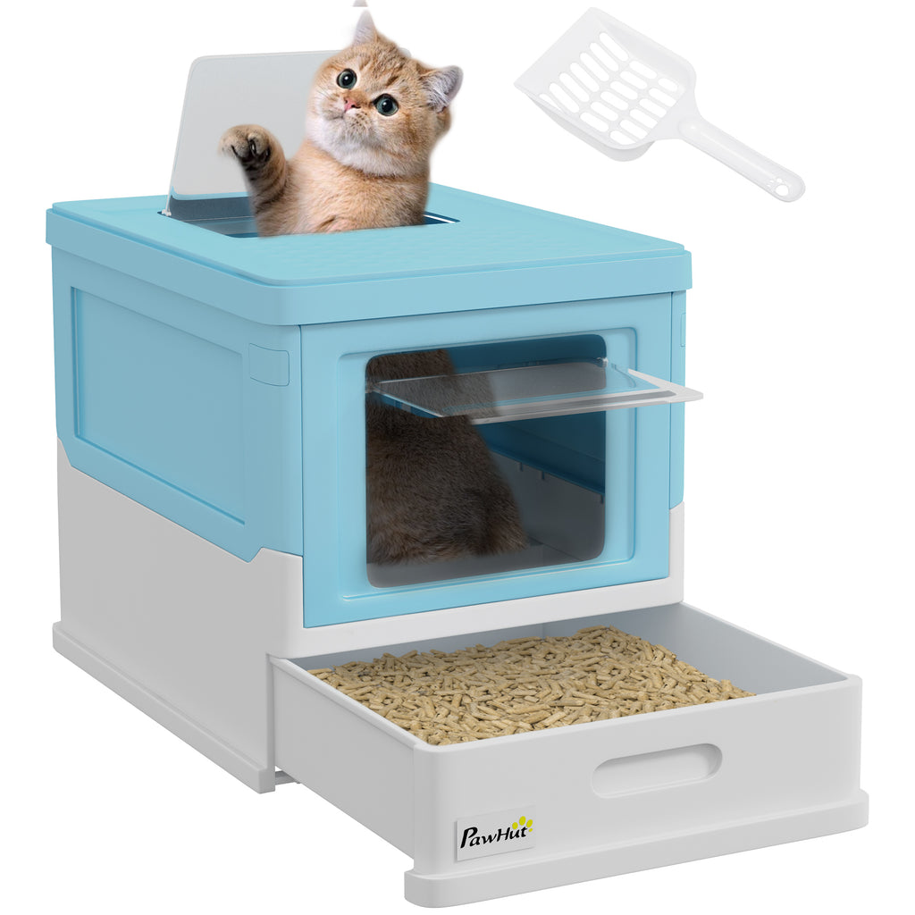 Boîte à litière pour chats à capuchon