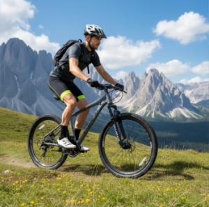 A26317 KIAPALNO Vélo de montagne tout-terrain de 26 pouces avec freins à disques