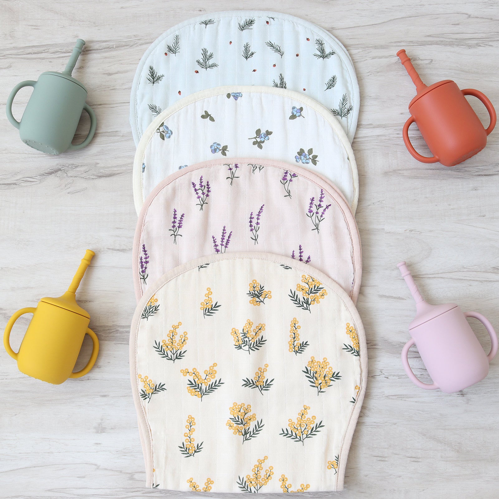 Baby Pat Serviette à six couches Gauze Bib Nouveau-né Coton Epaule Pad Baby Bib Serviette à cracher