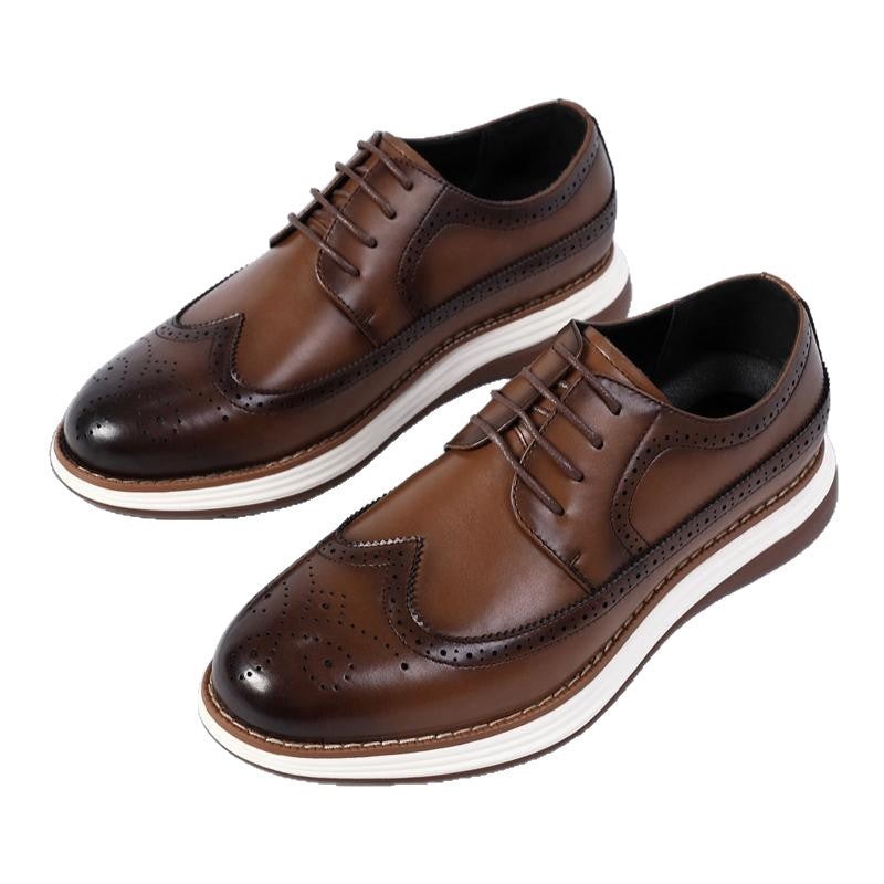 Chaussures en cuir tendance homme ultra-fibre confortable et casual