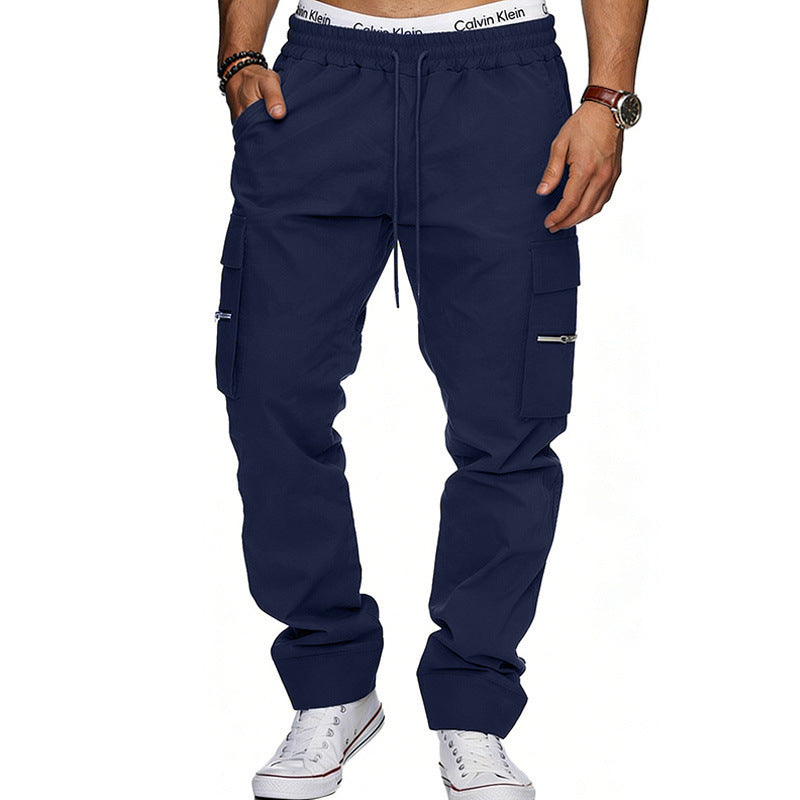 Pantalon de sport décontracté multi-poches pour hommes